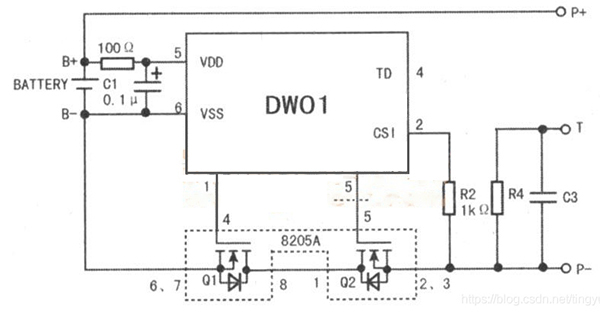 電池電路板原理圖